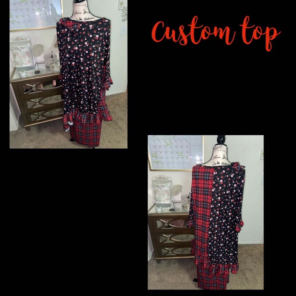 Side hi-low outfit🖤❤️🌹